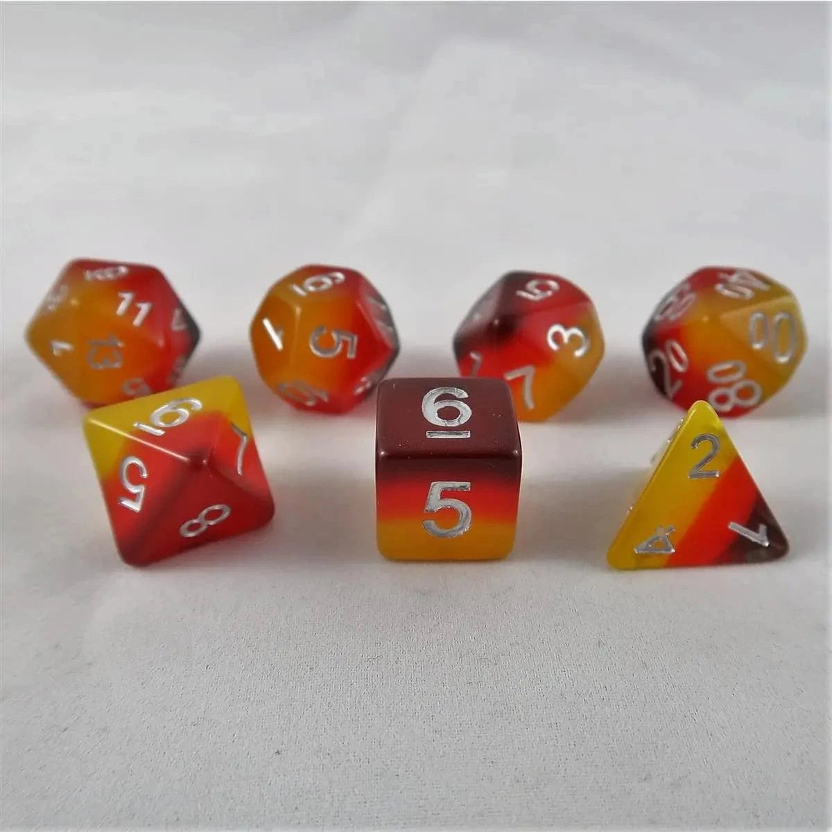Waerfel Stube Layer dice rot/orange/gelb Set
