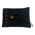 Waerfel Stube Lederbeutel schwarz