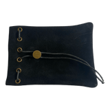 Waerfel Stube Lederbeutel schwarz