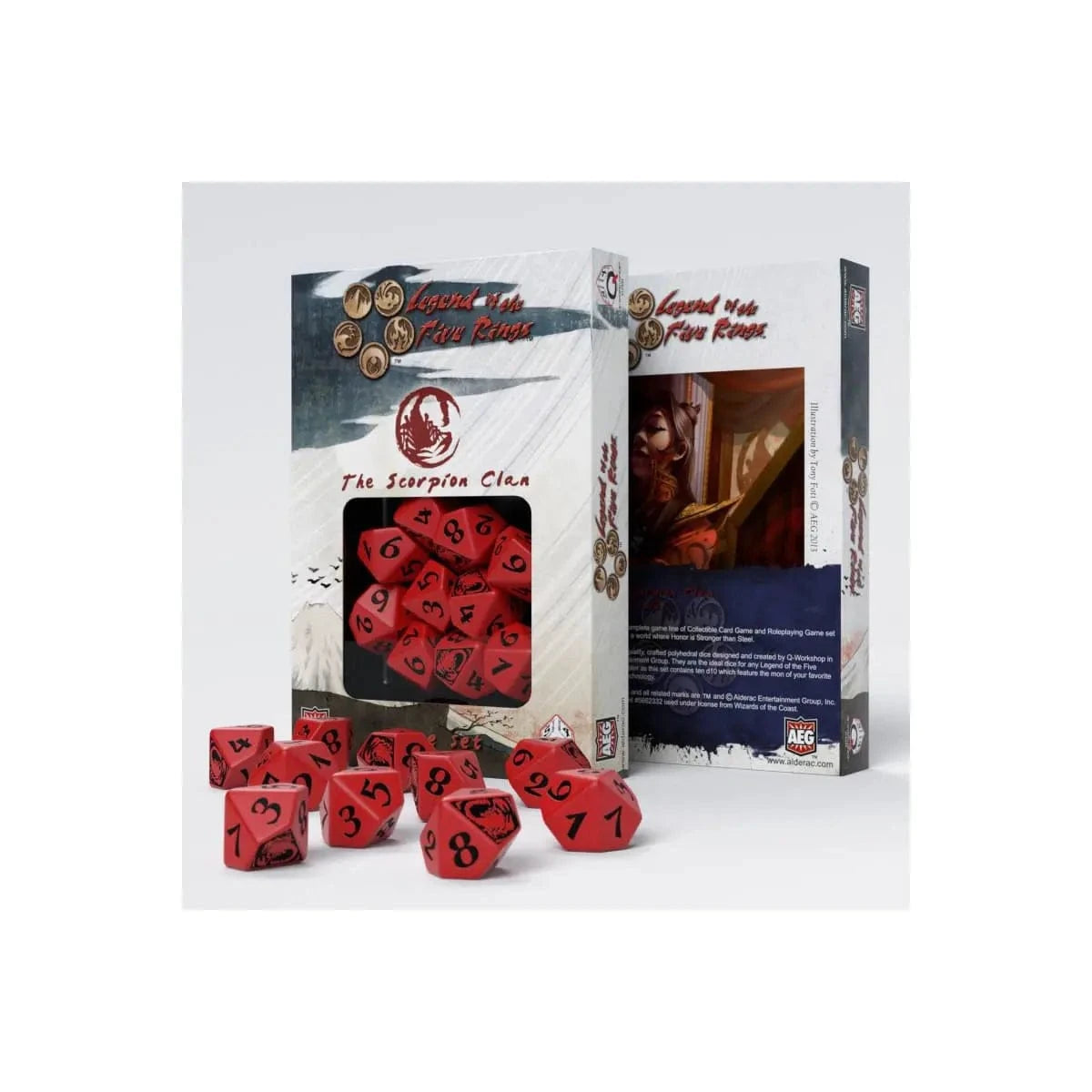 Q Workshop Legend of the five rings The Scorpion Clan Set