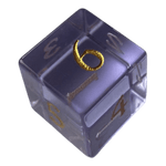 Waerfel Stube Lila Glaswürfel W6