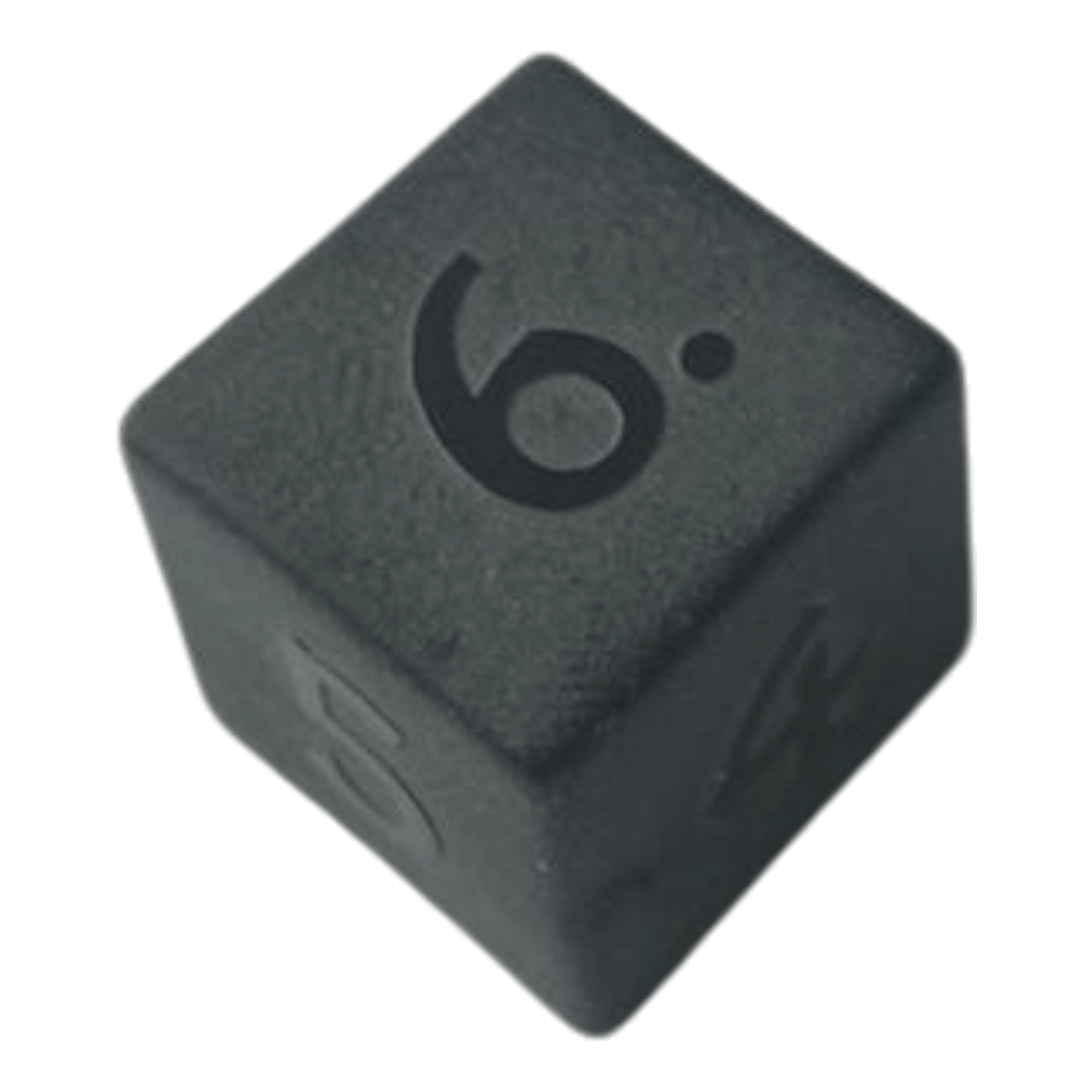 Waerfel Stube Matt-Schwarzer Obsidian Edelsteinwürfel W6