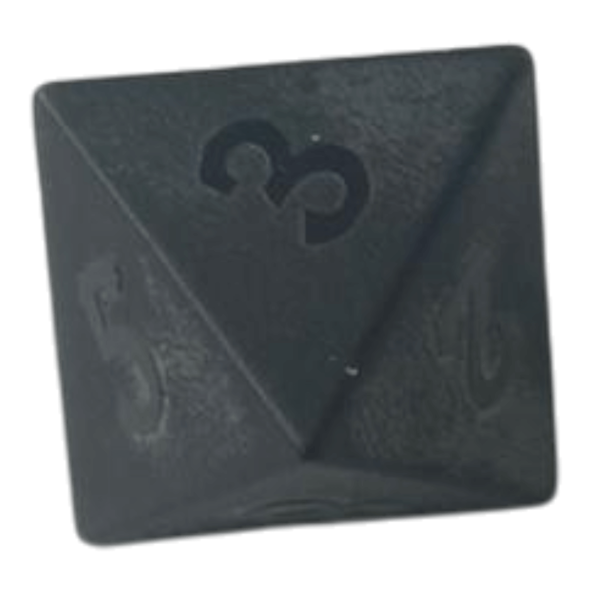 Waerfel Stube Matt-Schwarzer Obsidian Edelsteinwürfel W8