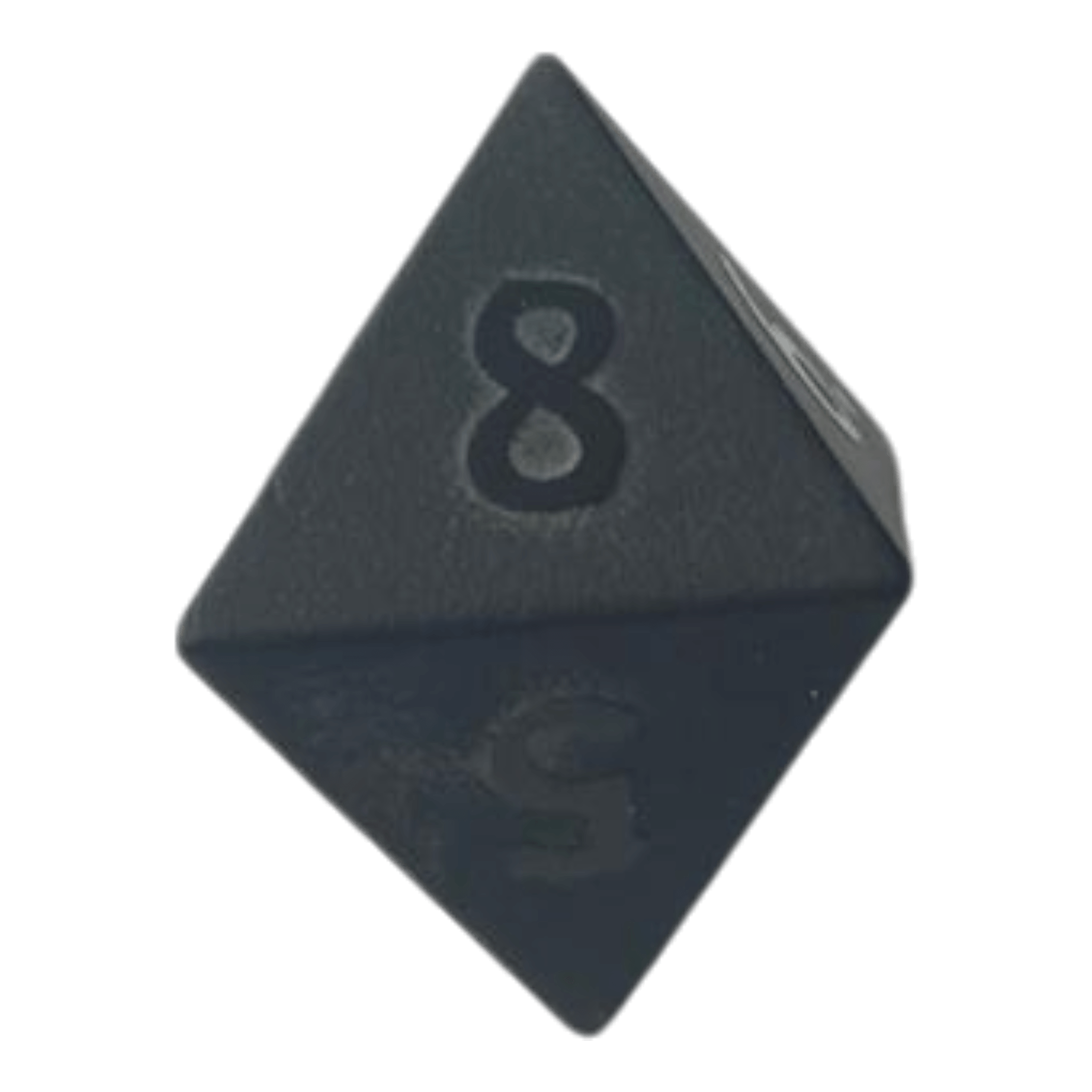 Waerfel Stube Matt-Schwarzer Obsidian Edelsteinwürfel W8