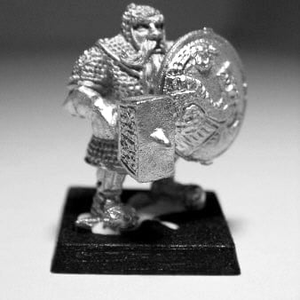 Ral Partha Mercenary Dwarf Shieldman 1