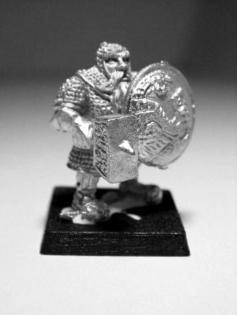 Ral Partha Mercenary Dwarf Shieldman 1