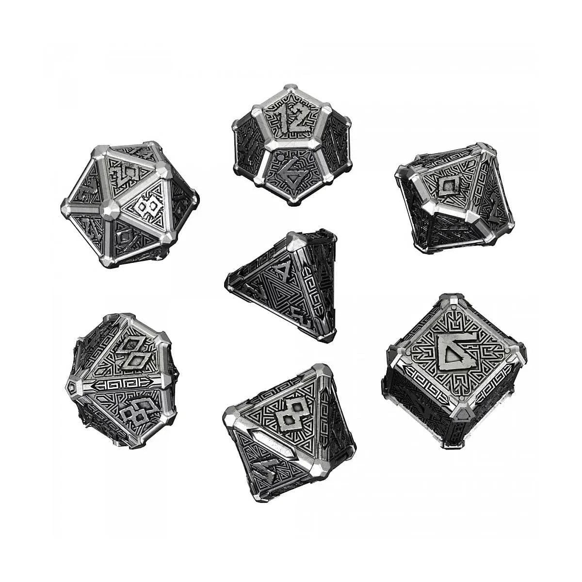 Q Workshop MetallWürfel Mythical Set
