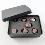 Waerfel Stube MetallWürfel Set black nickel