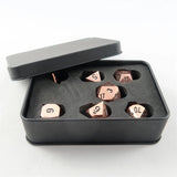 Waerfel Stube MetallWürfel Set shiny copper