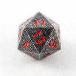 Waerfel Stube MetallWürfel W20 black nickel