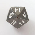 Waerfel Stube MetallWürfel W20 shiny black