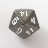 Waerfel Stube MetallWürfel W20 shiny black