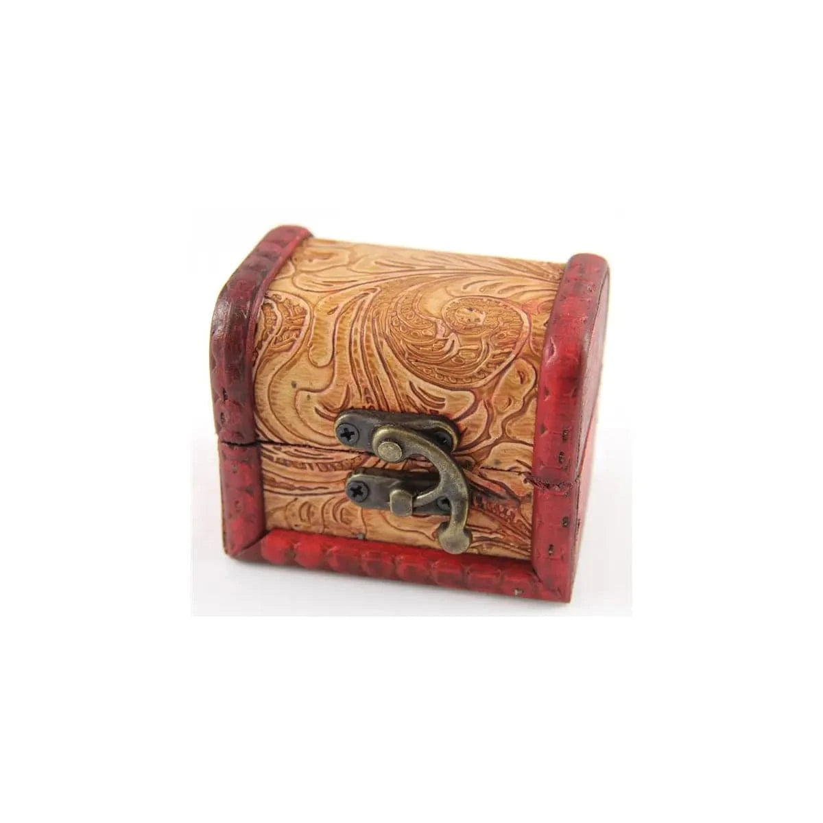 Bartl Mini Truhe mit Leder Design 1