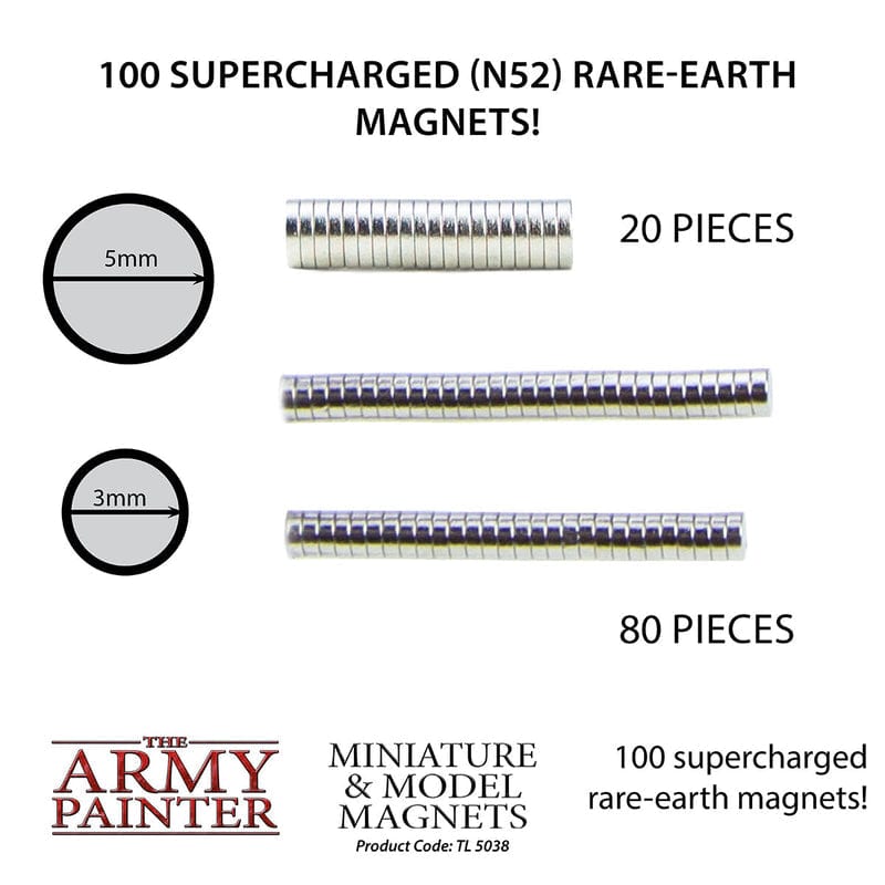 The Army Painter Miniature & Model Magnets (Magnet-Set für Miniaturenumbauten)