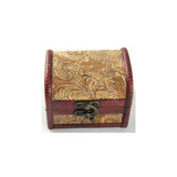 Bartl Mittlere Truhe mit Leder Design 1