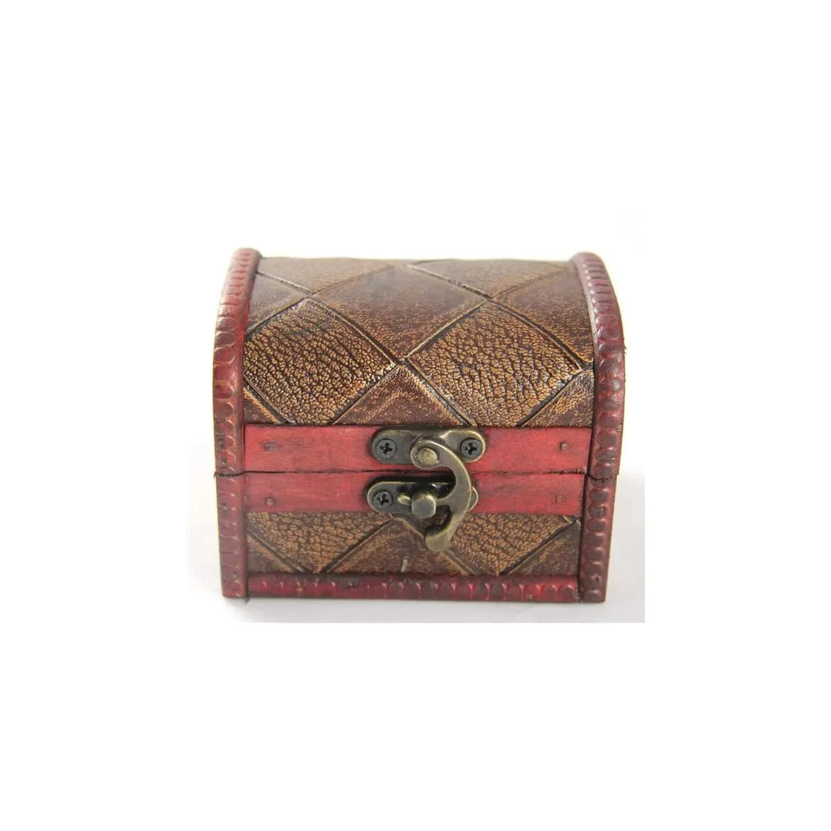 Bartl Mittlere Truhe mit Leder Design 11