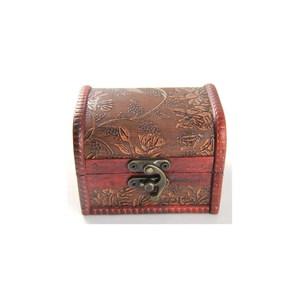 Bartl Mittlere Truhe mit Leder Design 5