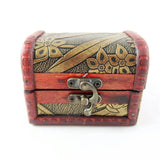 Bartl Mittlere Truhe mit Leder Design 7