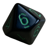 Chessex Opaque Black/Green W10