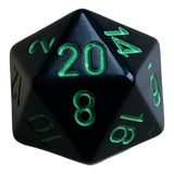 Chessex Opaque Black/Green W20