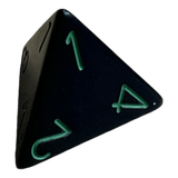 Chessex Opaque Black/Green W4