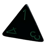 Chessex Opaque Black/Green W4