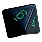 Chessex Opaque Black/Green W8