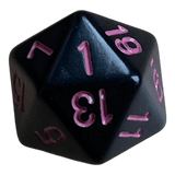 Chessex Opaque Black/Pink W20