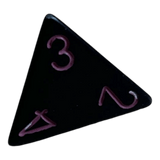 Chessex Opaque Black/Pink W4