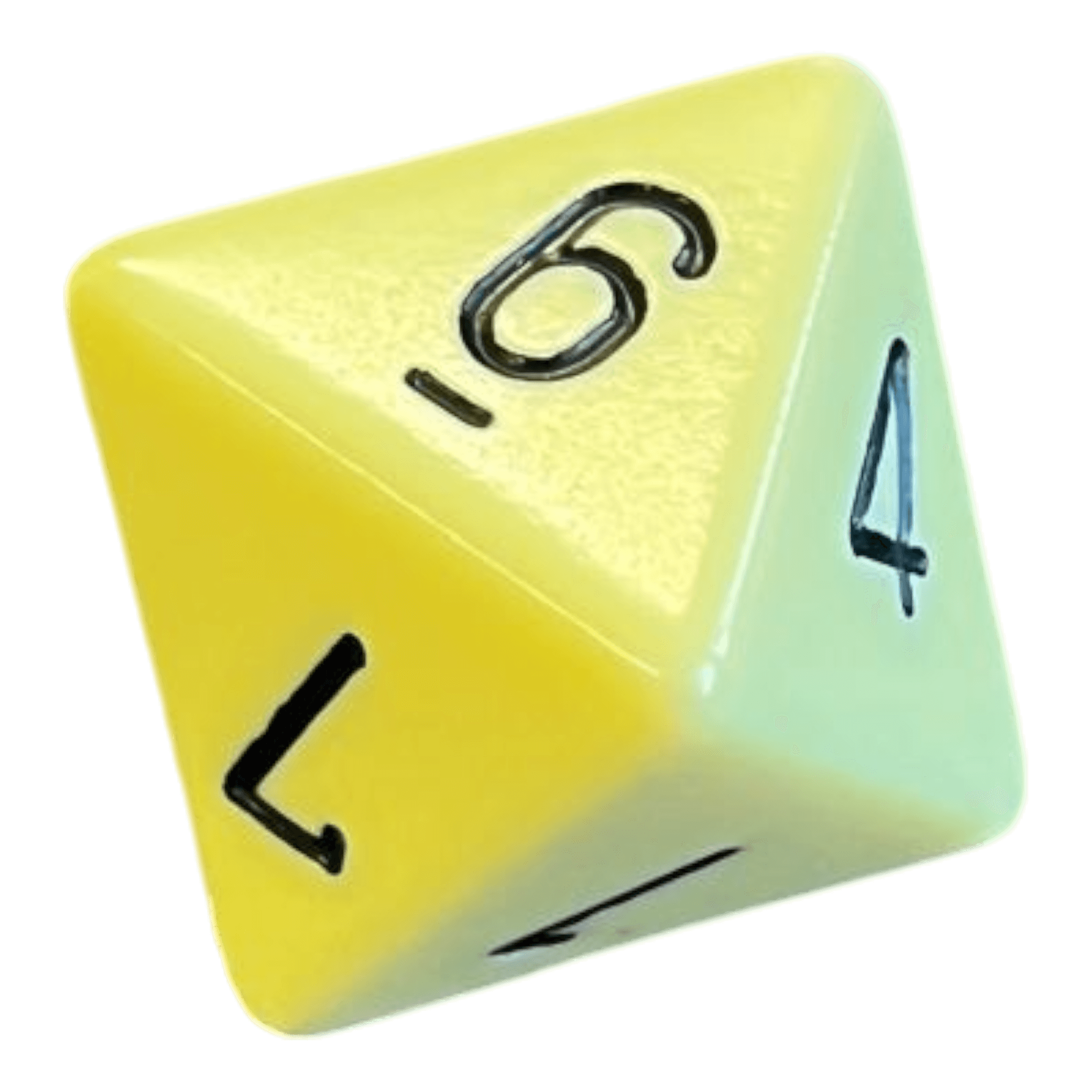 Chessex Opaque Pastel Yellow/black W8