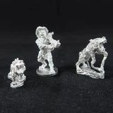 Ral Partha Orc Dog Trainer with 2 Dogs