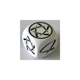 PentagramWürfel weiß W6