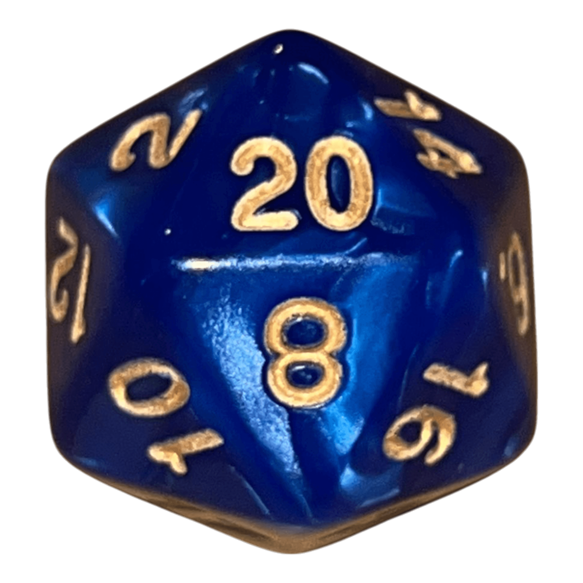 Philos Perlmutt W20 in blau/gold