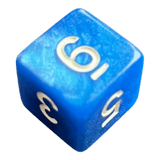 Perlmutt W6 blau/weiß