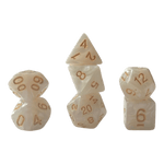 Philos Perlmuttwürfel Set in weiß