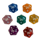 Transparentes W20-Set (7 Farben)