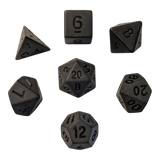 Matt-Schwarzes 7er Set (16mm)