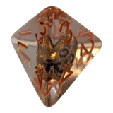 Totenkopf Würfel – Skull Dice Transparent (7er Set)