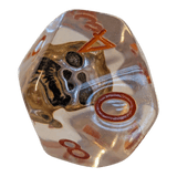 Totenkopf Würfel – Skull Dice Transparent (7er Set)