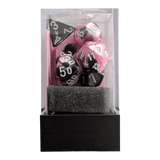 Chessex Gemini Black-Pink/white 7er MINI Set