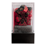 Chessex Gemini Black-Red/gold 7er MINI Set