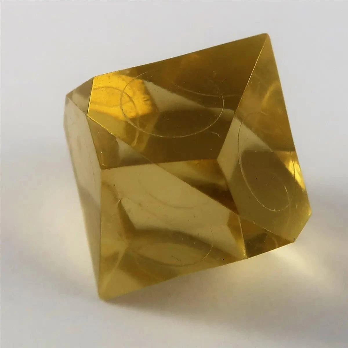 Game Science PräzisionsWürfel W10 gelb klar blanko