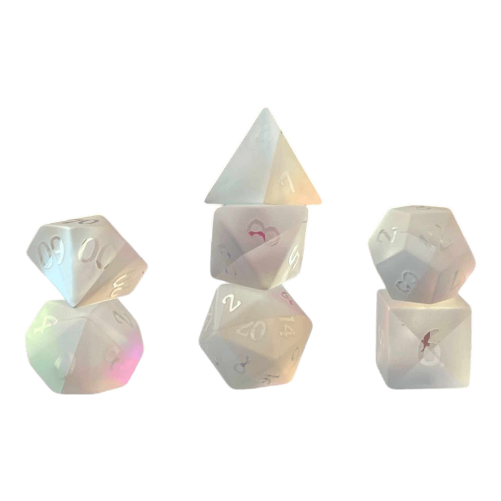 Waerfel Stube Regebogenfarben Frosted Glaswürfel Set
