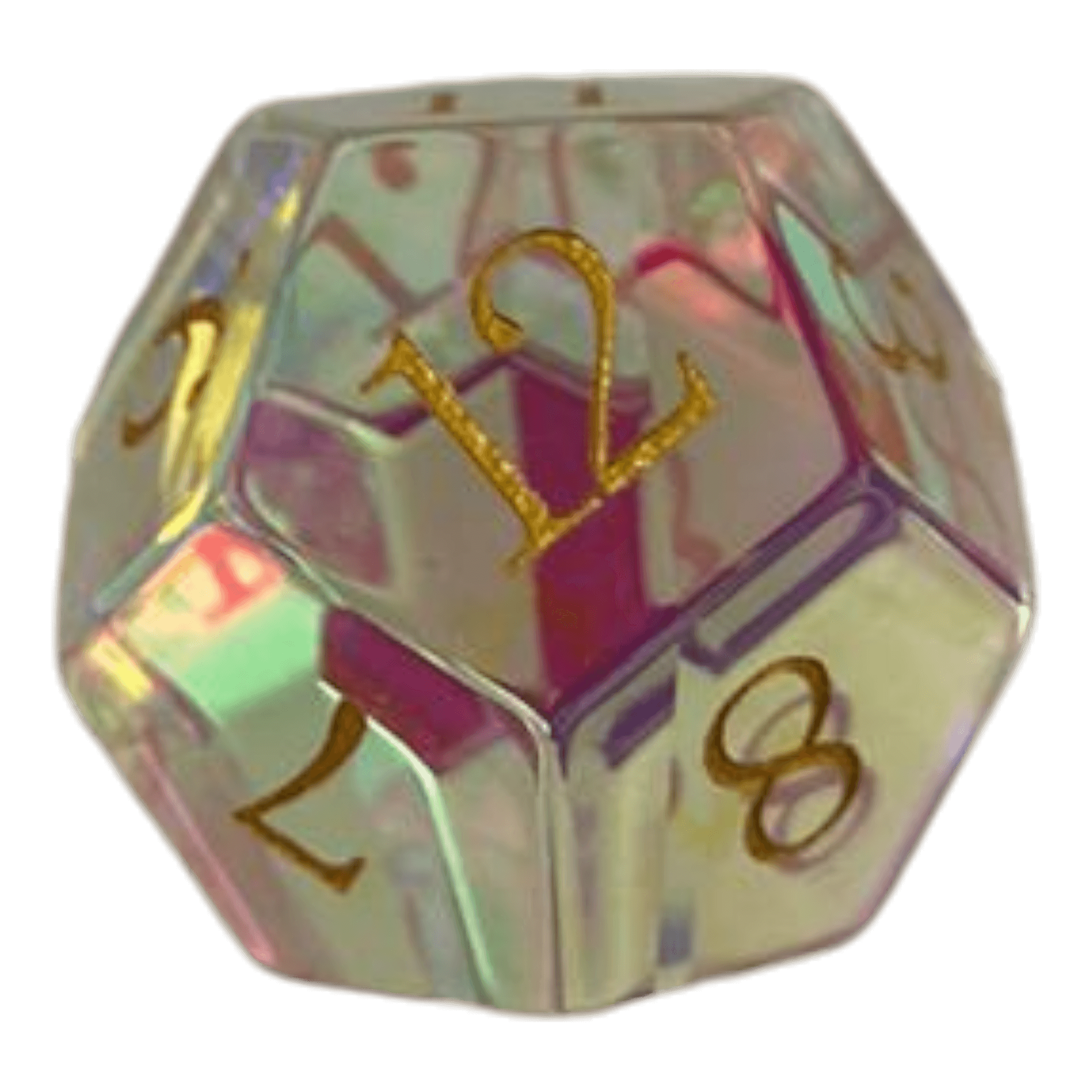 Waerfel Stube Regebogenfarben transparente Glaswürfel W12