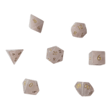 Waerfel Stube Rosenquarz Edelsteinwürfel Set