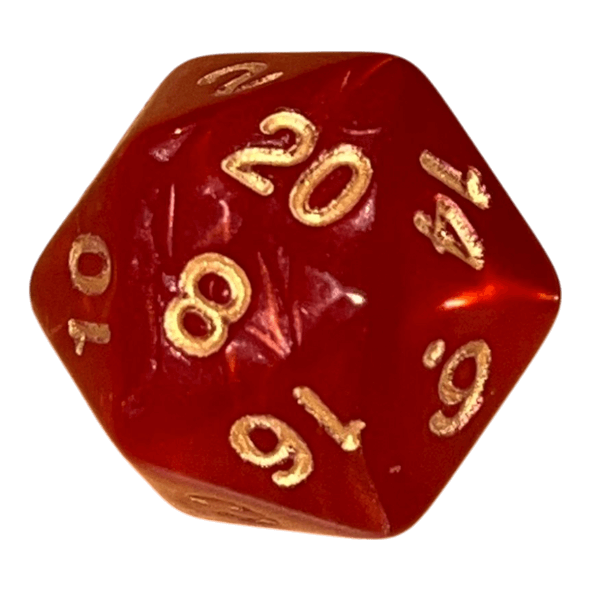Philos Roter W20 mit goldenen Zahlen