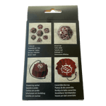 Q Workshop RPG Metallwürfel Set (Rot) Enhance Collectors Edition