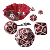 Q Workshop RPG Metallwürfel Set (Rot) Enhance Collectors Edition