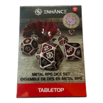 Q Workshop RPG Metallwürfel Set (Rot) Enhance Collectors Edition