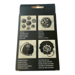 Q Workshop RPG Metallwürfel Set (Schwarz) Enhance Collectors Edition